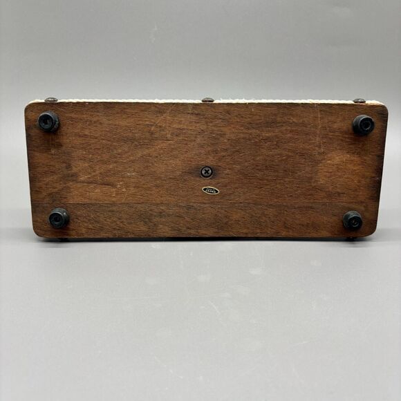 Vintage Ships Double Pulley Block Salt & Pepper Condiment Holder Nautical Decor - Picture 4 of 9